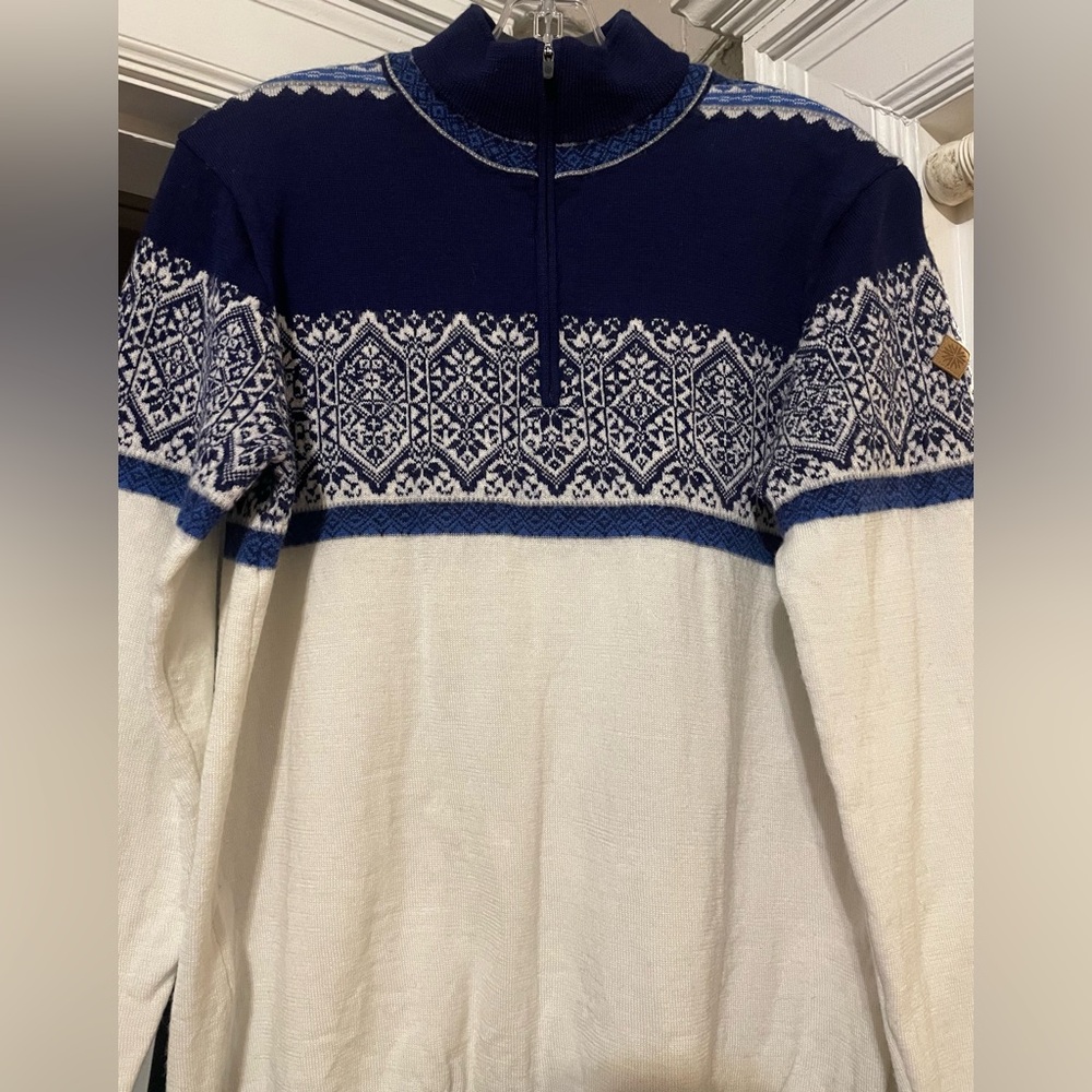 ICEWEAR Hamar Classic Men's Norwegian Sweater White Size L - Picture 3 of 5